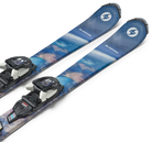 Blizzard Anomaly JR Skis with FDT 4.5 bindings, featuring a lightweight, forgiving design for easy turns, confidence, and junior ski progression.