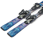 Blizzard Anomaly JR Skis with FDT 4.5 bindings, featuring a lightweight, forgiving design for easy turns, confidence, and junior ski progression.