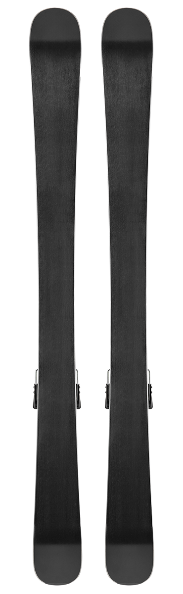 Blizzard Canvas JR Skis with FDT 7 bindings, designed for progressing junior skiers with versatile, responsive all-mountain performance.