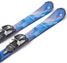Blizzard Pearl JR Skis with FDT 4.5 junior bindings, featuring a lightweight, forgiving design for easy turns and skill progression.