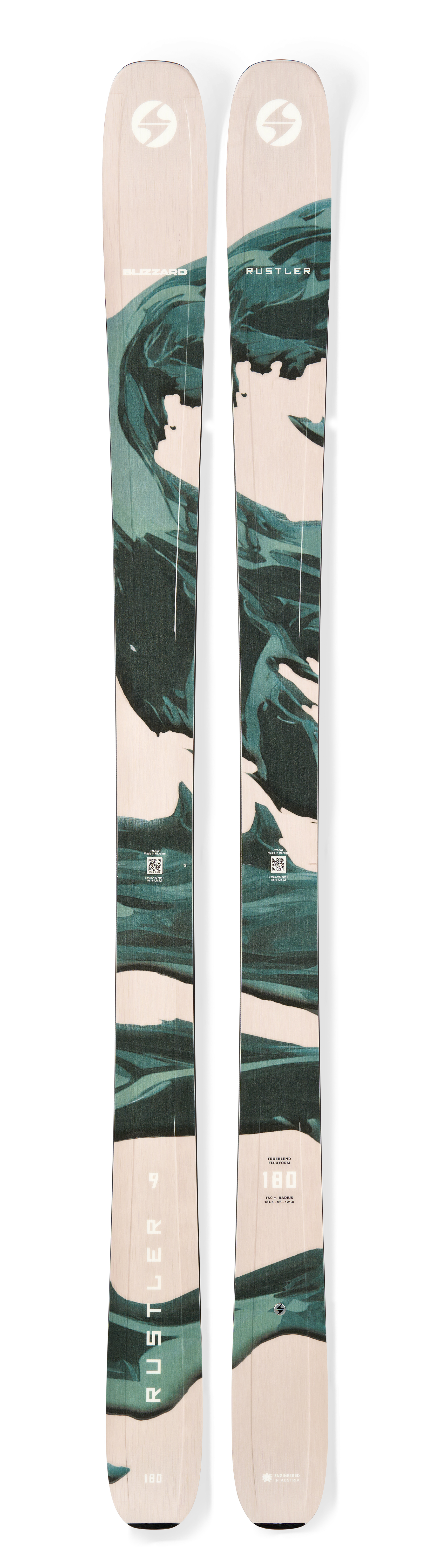 Blizzard Rustler 9 all-mountain freeride skis 2026