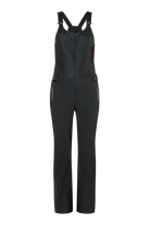 A pair of black Bogner Fire + Ice Ivie3 Bib Ski Pants that feature 20K waterproofing and 20K breathability, a premium 4-way stretch technical fabric, and a sleek silhouette. 