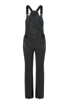 A pair of black Bogner Fire + Ice Ivie3 Bib Ski Pants that feature 20K waterproofing and 20K breathability, a premium 4-way stretch technical fabric, and a sleek silhouette. 