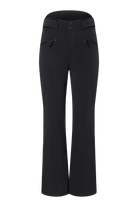 A pair of black Bogner Fire + Ice Women's Nessa-T Ski Pants that feature 20K waterproofing and 20K breathability, a premium 4-way stretch technical fabric, and a sleek silhouette.