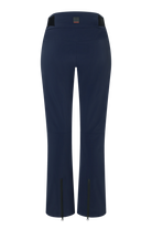 A pair of navy blue Bogner Fire + Ice Women's Nessa-T Ski Pants that feature 20K waterproofing and 20K breathability, a premium 4-way stretch technical fabric, and a sleek silhouette.