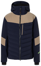 Bogner FIRE + ICE Men's Radek ski jacket with 20K waterproof 4-way stretch, Thermore Ecodown insulation and detachable hood.
