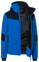 Bogner FIRE + ICE Men's Radek ski jacket with 20K waterproof 4-way stretch, Thermore Ecodown insulation and detachable hood.
