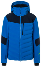 Bogner FIRE + ICE Men's Radek ski jacket with 20K waterproof 4-way stretch, Thermore Ecodown insulation and detachable hood.