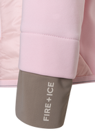 Bogner FIRE + ICE Women's Gilian Insulator Jacket in Neon with quilted front, lightweight insulation and thumb-loop cuffs.