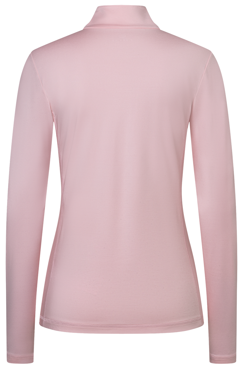 Bogner FIRE + ICE Women's Margo2 Technical T-Neck with quick-drying power-stretch fabric, brushed interior and short B-zip.