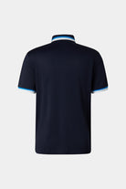 Bogner Men's Arik short-sleeved golf polo with breathable stretch performance fabric and athletic fit for golf and everyday wear