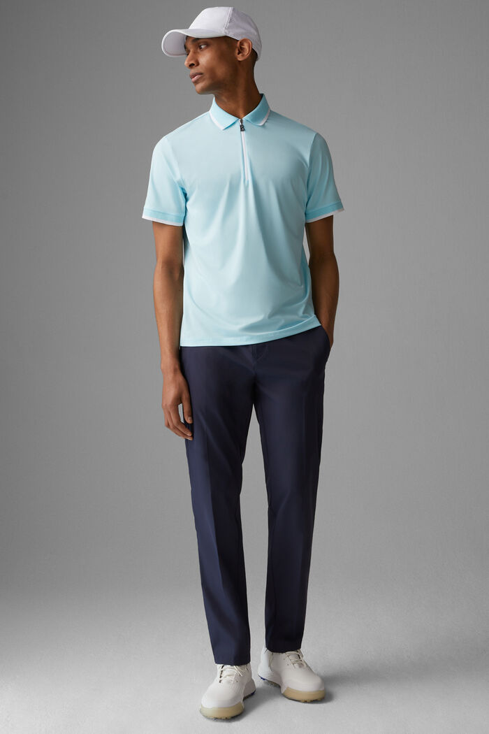 Bogner Men's Cody golf polo with breathable stretch performance fabric and athletic fit for golf and resort wear