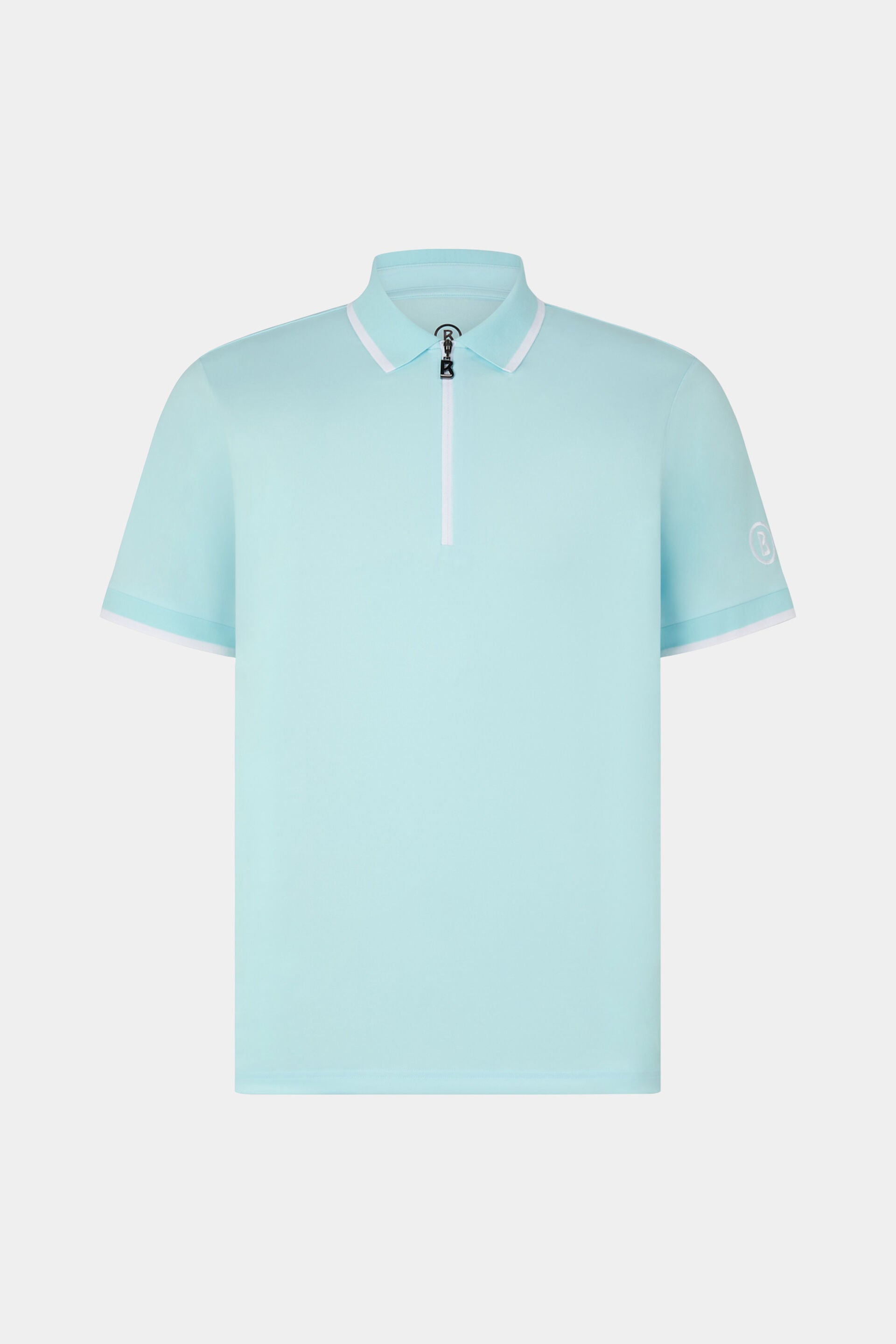 Bogner Men's Cody golf polo with breathable stretch performance fabric and athletic fit for golf and resort wear