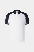 Bogner Men's Fabius functional short-sleeved golf polo with breathable stretch performance fabric and athletic fit