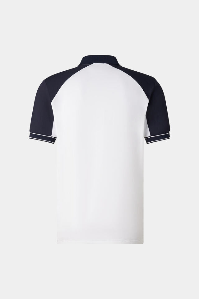 Bogner Men's Fabius functional short-sleeved golf polo with breathable stretch performance fabric and athletic fit