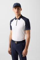 Bogner Men's Fabius functional short-sleeved golf polo with breathable stretch performance fabric and athletic fit