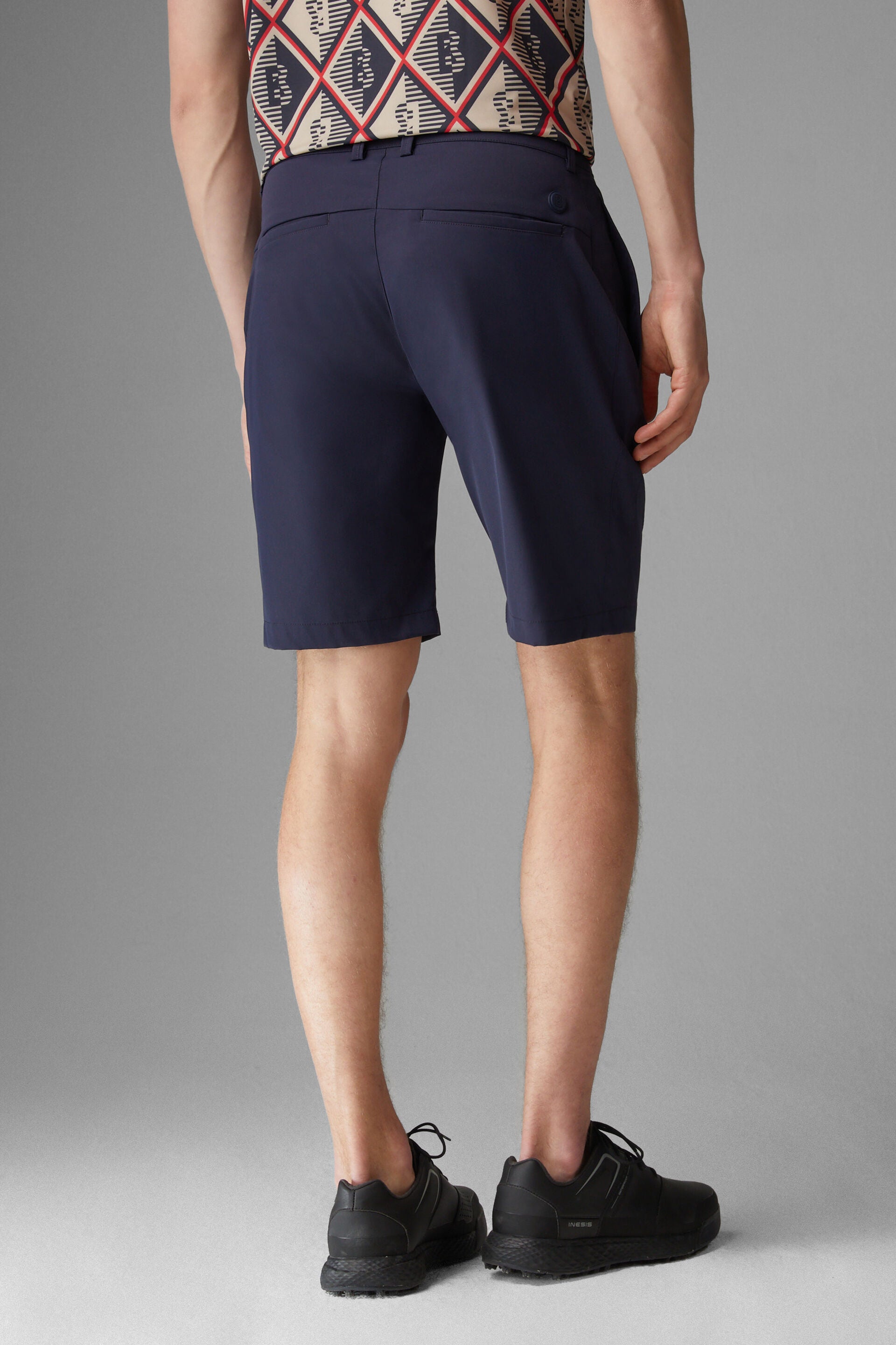 Bogner Men's Gordone golf shorts with breathable stretch performance fabric and athletic fit for golf and resort wear