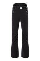 A pair of black Bogner Men's Thore Ski Pants that feature 20K waterproofing and breathability, made from luxurious 4-way stretch fabric in a flattering, fashionable silhouette.