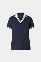 Bogner Women's Jula functional short-sleeved golf polo with breathable stretch performance fabric and tailored fit