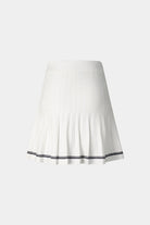 Bogner Women's Knitted Myra golf skirt with premium breathable knit fabric and tailored fit for golf and resort wear