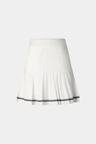 Bogner Women's Knitted Myra golf skirt with premium breathable knit fabric and tailored fit for golf and resort wear
