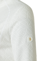 Bogner Women's Medita Fleece T-Neck with soft technical fleece, stand-up collar, signature B-zip and shaping seams.