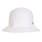 A white Daily Sports Dubbo ladies' golf hat