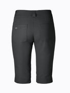 A pair of black Daily Sports Women's Lyric City Shorts on a white background