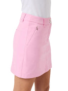 Daily Sports Women's Woven Golf Skort 42cm featuring lightweight woven fabric, built-in shorts, flattering fit, and polished golf styling.
