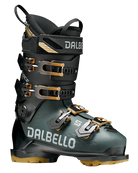 A Dalbello Men’s Veloce MV 110 Ski Boot featuring dual-injected PU shell, 100mm medium-volume last, 110 flex rating, Contour 5 anatomical shaping, MyFit shell system, and GripWalk soles.