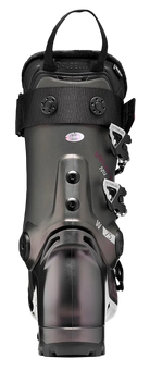 A Dalbello Women’s Veloce MV 75 Ski Boot featuring bi-injected PU shell, 100mm medium-volume last, 75 flex rating, Sport W insulated liner, MyFit shell system, and GripWalk soles.