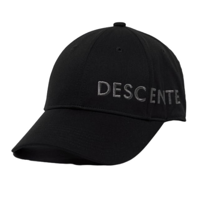 Descente PE Twill Logo Ball Cap with embroidered logo and adjustable fit for golf and everyday wear