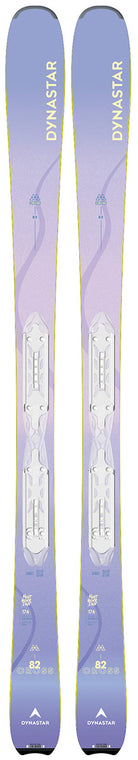 Dynastar M-Cross W 82 Women's Skis with XPress 11 GW bindings, featuring an 82 mm waist for versatile all-mountain performance and confident carving.