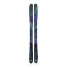 A 2027 Dynastar M-Free 94 ski featuring a progressive twin-rocker profile with camber underfoot, a 94mm waist width, and a Hybrid Core 2.0 construction blending poplar wood and polyurethane. The design highlights full sidewall sandwich construction, a directional sidecut with a tapered tip and tail, and integrated fiberglass reinforcements.