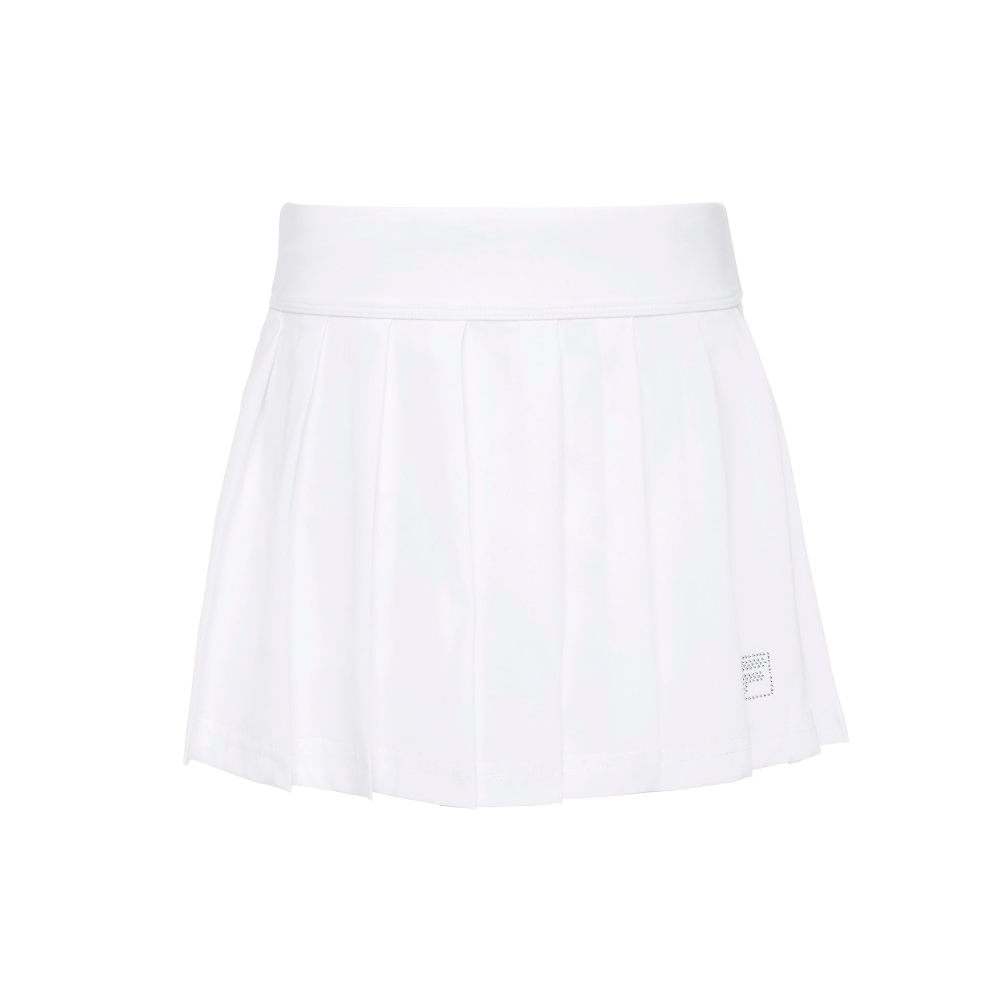 FILA Girls' Pleated Skort featuring lightweight performance fabric, built-in shorts, classic pleats, and an athletic fit.
