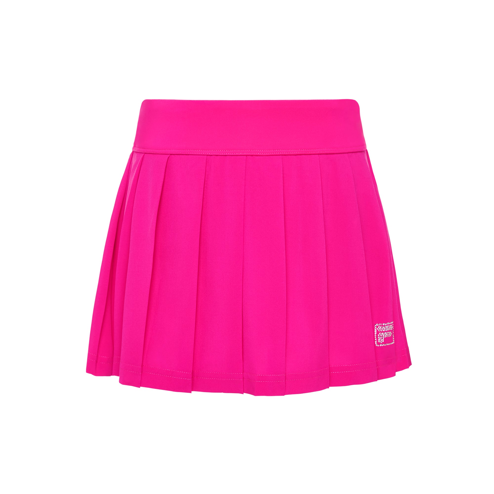 FILA Girls' Pleated Skort featuring lightweight performance fabric, built-in shorts, classic pleats, and an athletic fit.