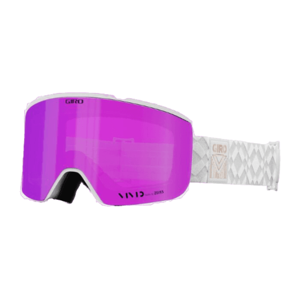 Giro Ella Asian Fit women's ski goggle with VIVID ZEISS lenses, frameless design and magnetic Quick-Change Lens System.