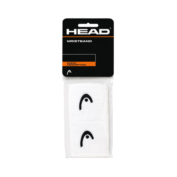 HEAD 2.5 Inch Tennis Wristband featuring soft absorbent fabric, a comfortable stretch fit, moisture management, and logo detailing.