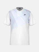 HEAD Boys' Topspin Tennis T-Shirt featuring lightweight fabric, tennis-inspired graphics, a crew neck design, and comfortable everyday wear.