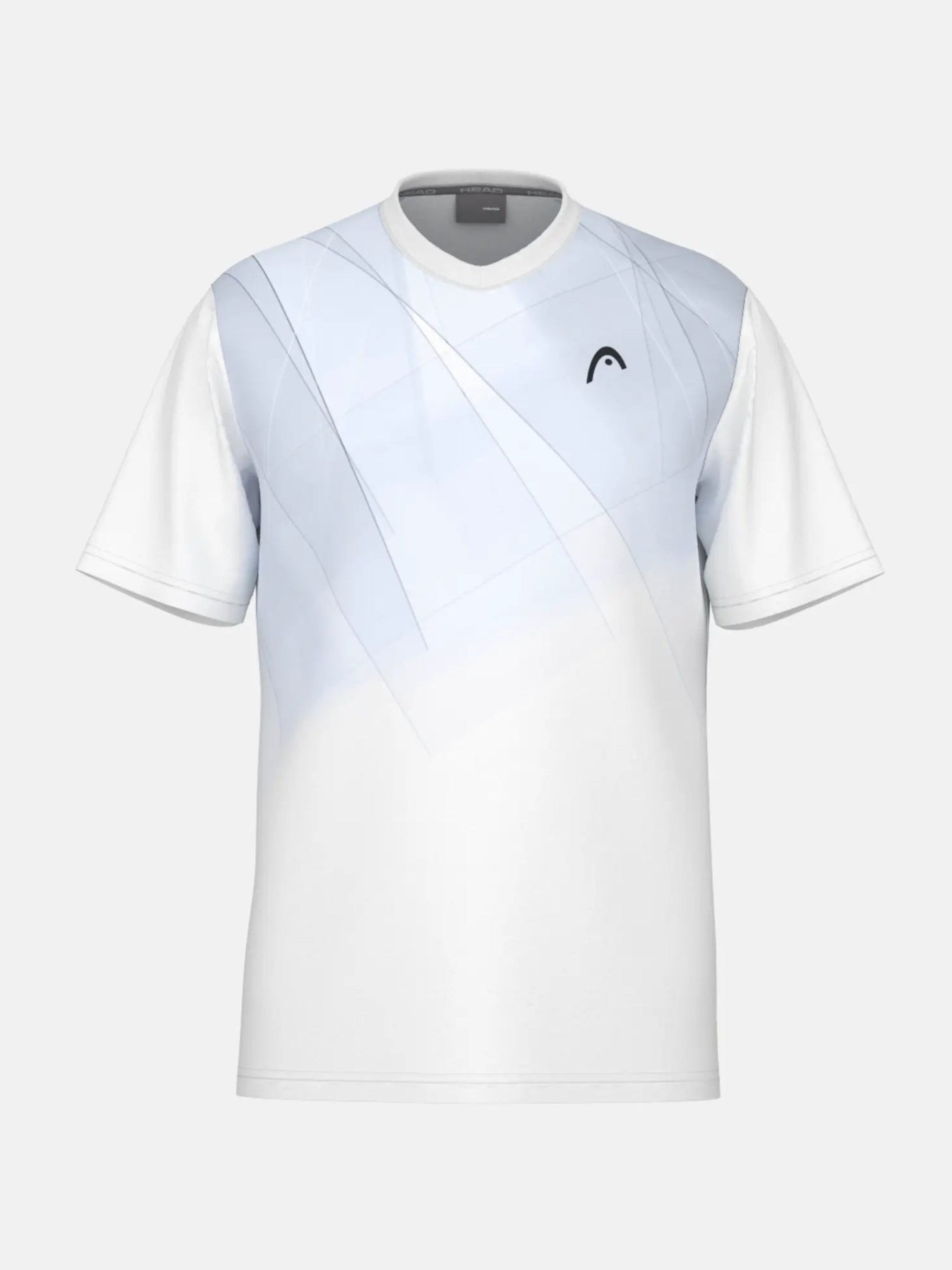 HEAD Boys' Topspin Tennis T-Shirt featuring lightweight fabric, tennis-inspired graphics, a crew neck design, and comfortable everyday wear.