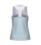 HEAD Girls' Spirit Tank Top featuring lightweight performance fabric, breathable comfort, moisture management, and a sleeveless athletic design.