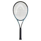 A HEAD Gravity MP L high-performance tennis racket in blue and black