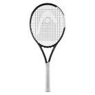 A HEAD IG Speed XCEED strung tennis racket in a sleek black and white color