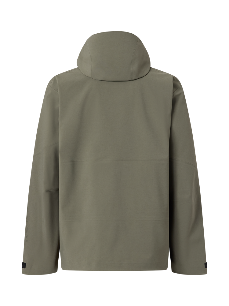 Head Men’s Kore II Jacket showing 3-layer IAM 2020 waterproof breathable membrane fabric, fully taped seams, YKK AquaGuard® water-resistant zippers, fixed helmet-compatible hood, pit zip ventilation, and adjustable cuffs.