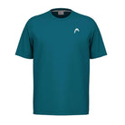HEAD Men's Slice II T-Shirt featuring lightweight fabric, tennis-inspired Slice II graphics, a crew neck design, and comfortable everyday wear.