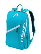 HEAD Tour Backpack 25L featuring dedicated racquet storage, multiple compartments, padded shoulder straps, and durable construction.