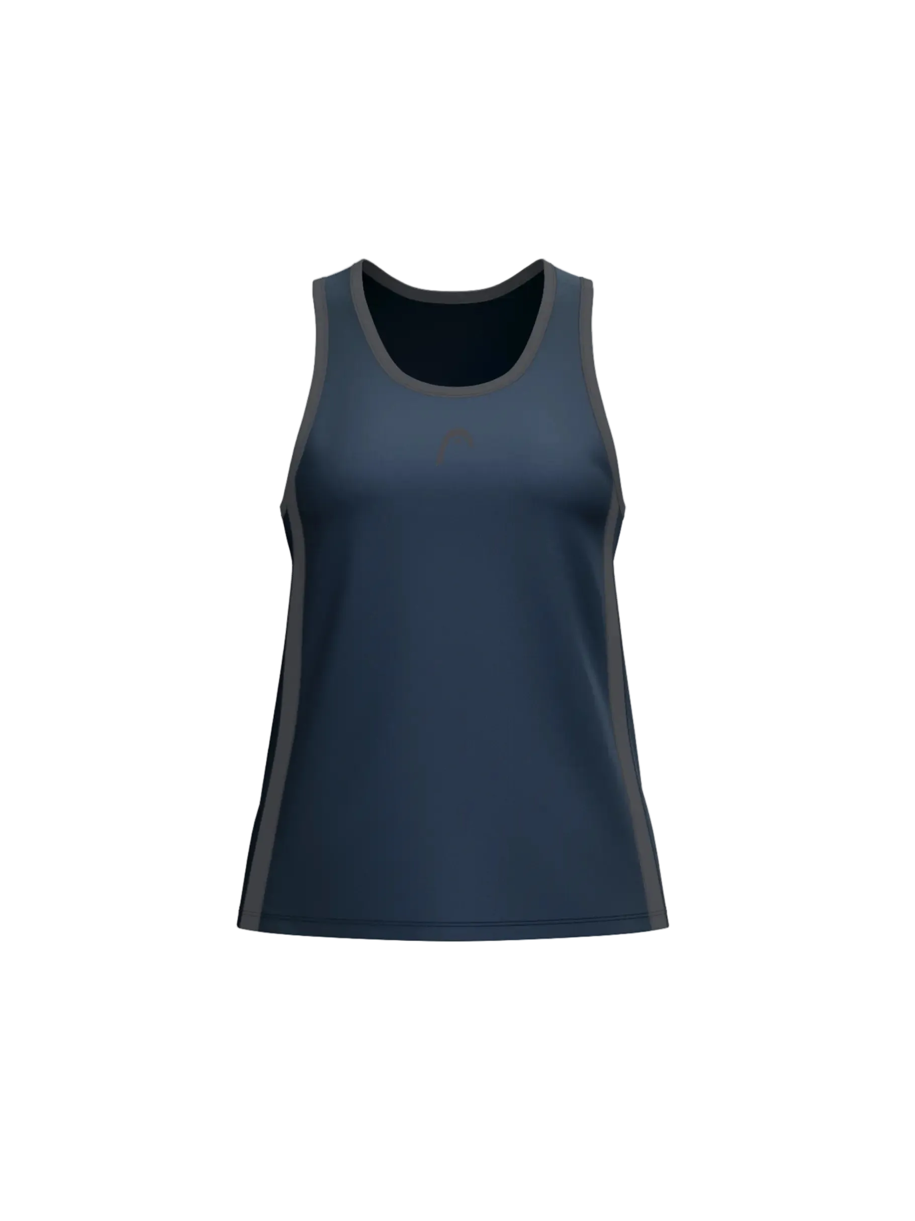 HEAD Women's Club 25 Tech Tennis Tank Top featuring lightweight performance fabric, moisture management, breathable comfort, and an athletic fit.