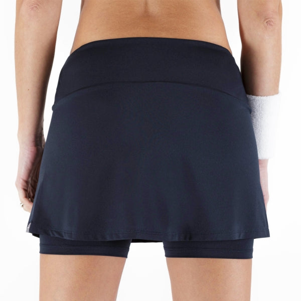 HEAD Women's Club Basic Tennis Skort featuring lightweight performance fabric, built-in shorts, breathable comfort, and athletic styling.