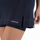 HEAD Women's Club Basic Tennis Skort featuring lightweight performance fabric, built-in shorts, breathable comfort, and athletic styling.
