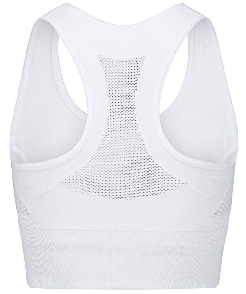 HEAD Women's Flex Seamless Bra featuring seamless construction, flexible stretch support, breathable comfort, and athletic styling.